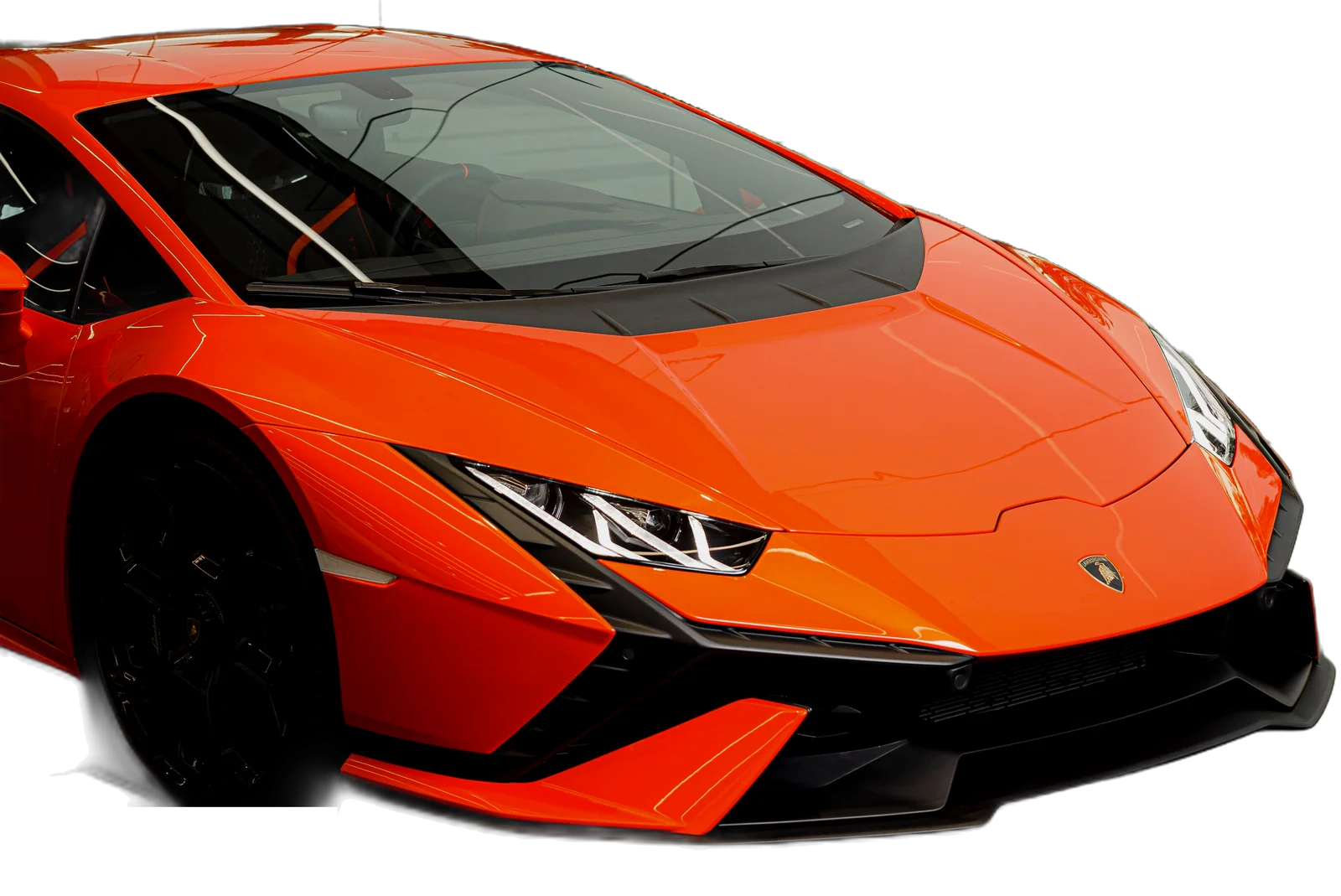 Orange Lamborghini Huracán